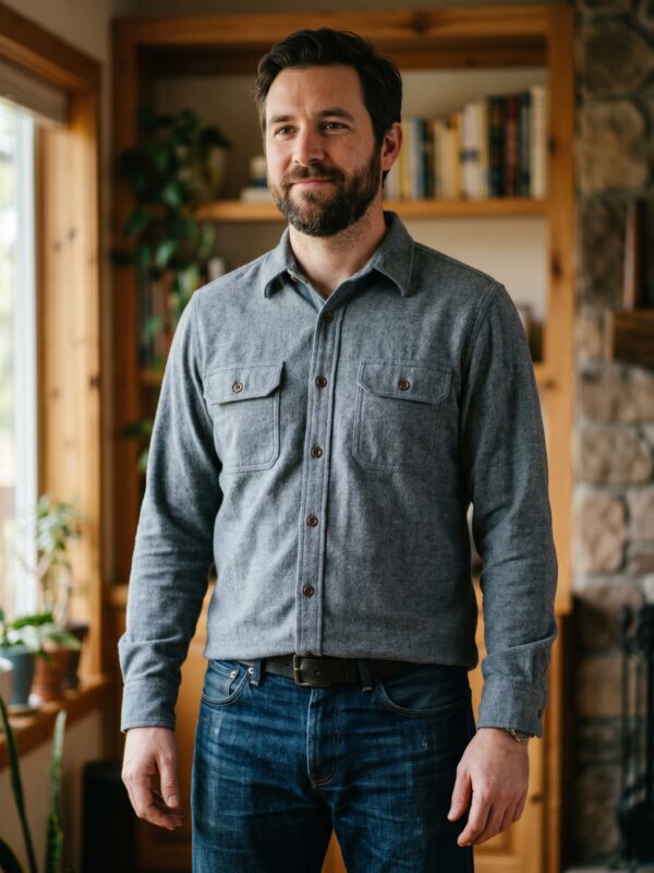 The Flannel Shirt — Slate